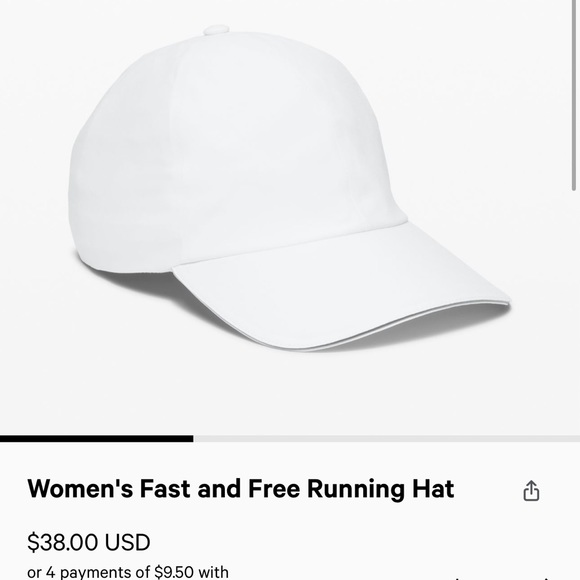 Lululemon Fast & Free running hat 🤍 - Picture 7 of 7
